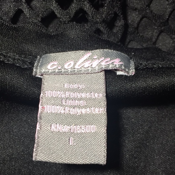 C. Oliver Women’s Black Blouse Sz L - Picture 5 of 5